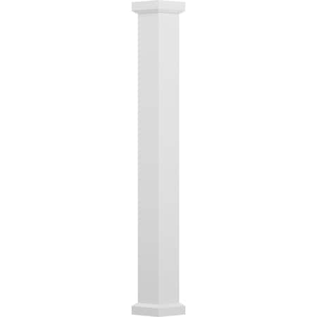 9 X 8' Endura-Aluminum Empire Style Column, Square Shaft (Load-Bearing 15,000 Lbs) Non-Tapered